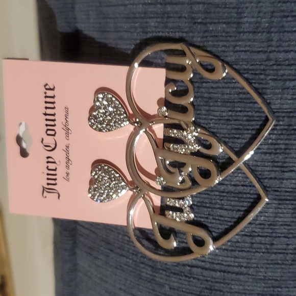 Juicy Couture Heart Earrings - Picture 7 of 9